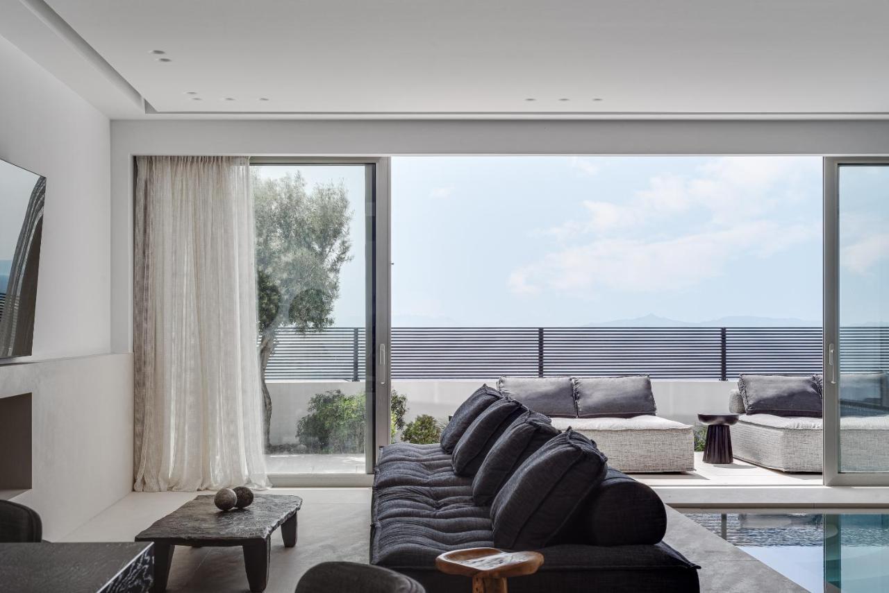 Black Stone Villa Sounion Ngoại thất bức ảnh