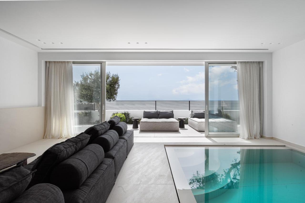 Black Stone Villa Sounion Ngoại thất bức ảnh