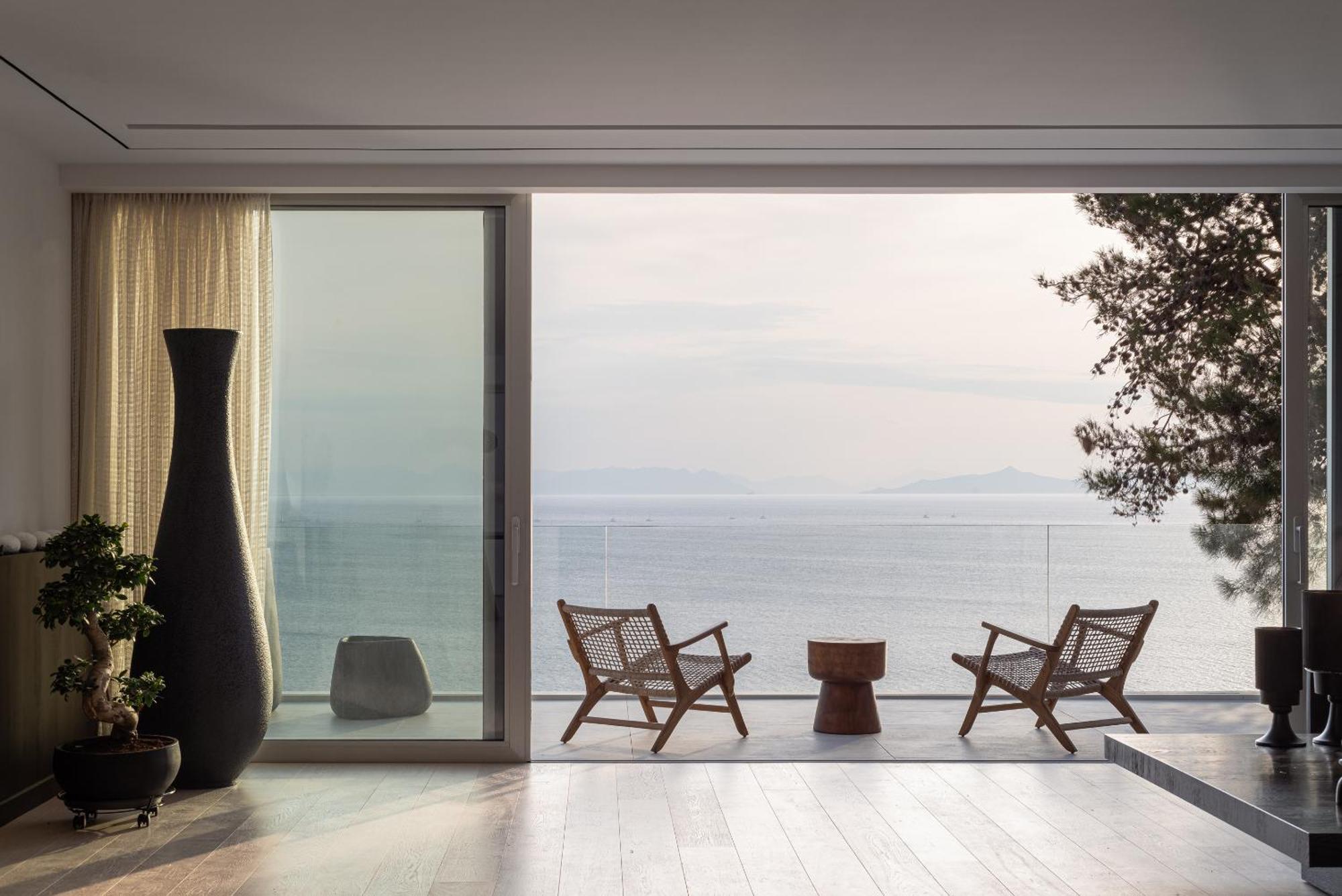 Black Stone Villa Sounion Ngoại thất bức ảnh